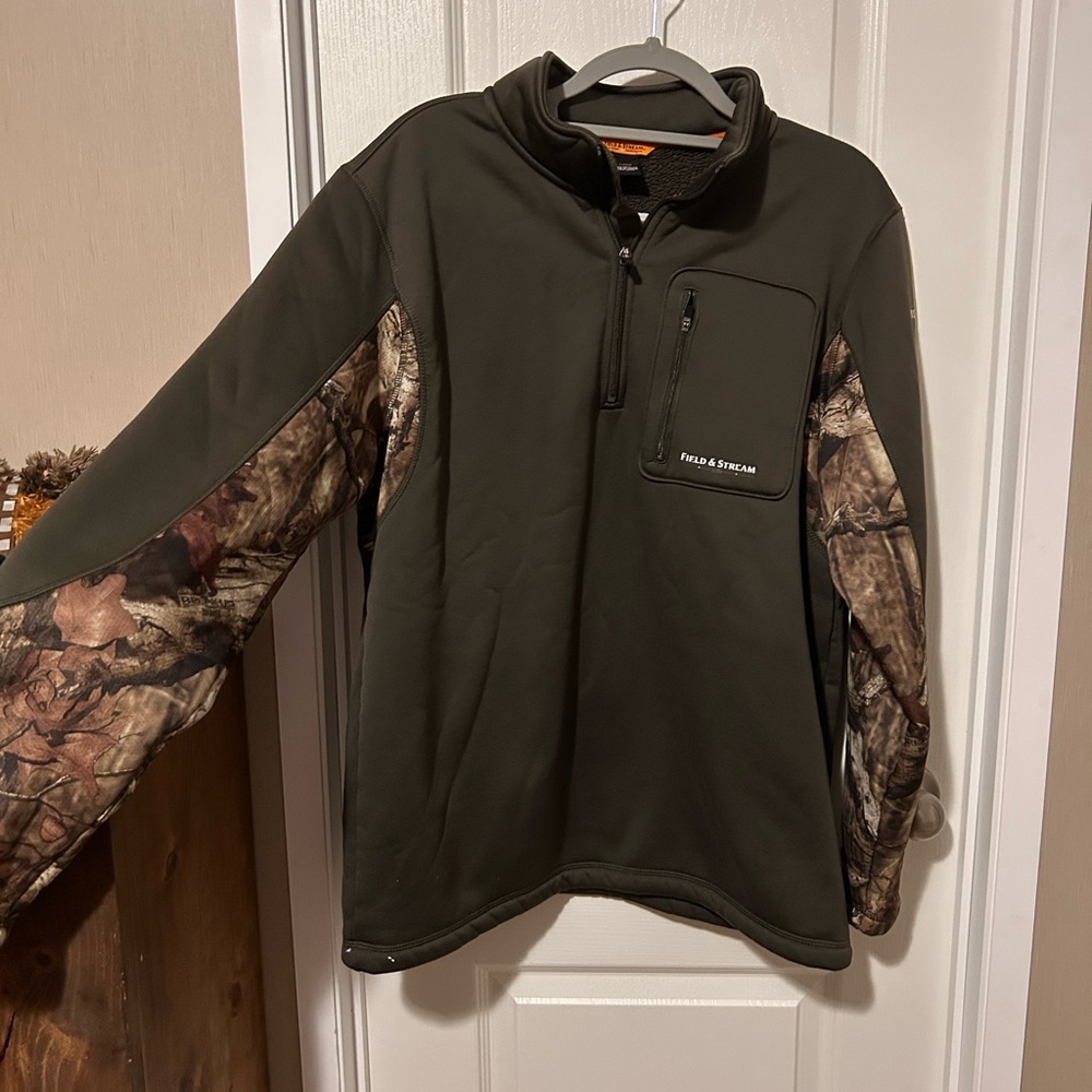 Field & Stream Olive Fleece Pullover